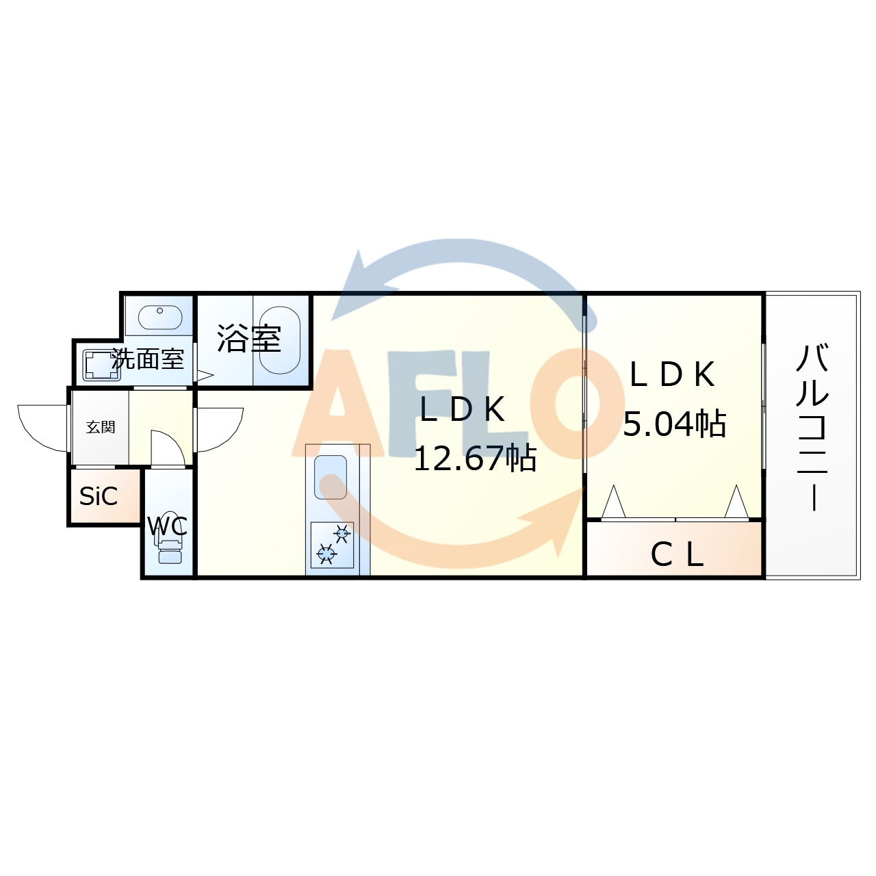 GrandPaseo southの間取り|GrandPaseo south　間取り