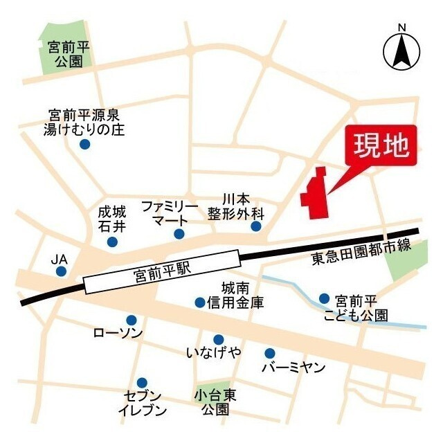 Ｂｒｉｌｌｉａ　宮前平　Ｈｉｌｌｓｉｄｅの地図