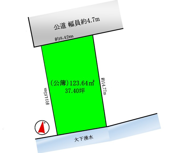 【土地図】 | 座間市南栗原4丁目　建築条件付売地 全1区画