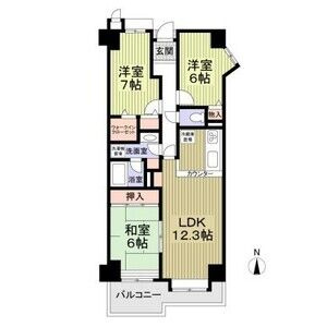 ルネ神戸北町1の間取り