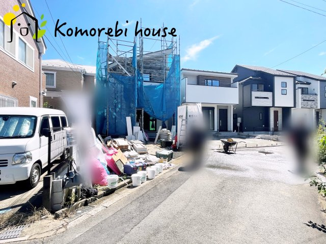 上尾市上　12期　新築一戸建て　KEIAI GRACE　02の前面道路含む現地写真|26.9.14