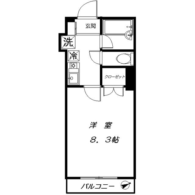 シャトー梅ヶ丘の間取り