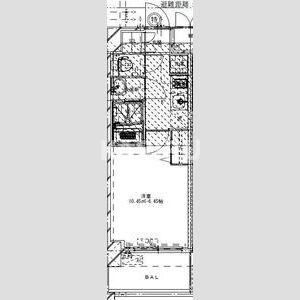 Alivis今福鶴見駅前の間取り