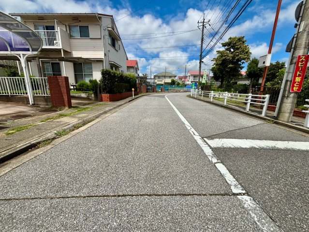 山崎　中古戸建の前面道路含む現地写真|前面道路