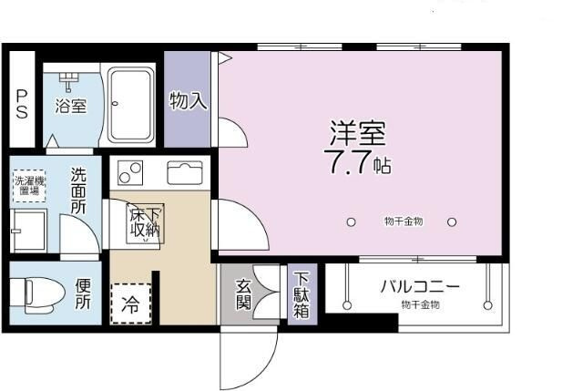 シャーメゾンＰｉｎｏ高松の間取り|間取りです。