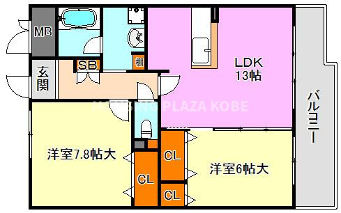 パレセゾンの間取り