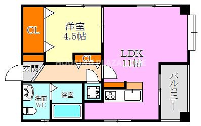ワコーレ板宿の間取り