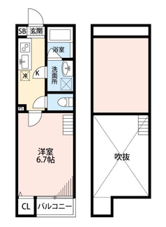 【間取り】 | Primrose（プリムローズ） | 間取りです。