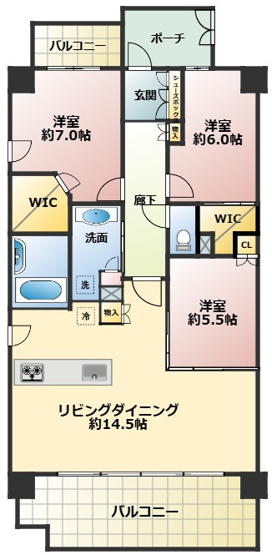 【間取り】 | ポレスター佐久平駅南レジデンス