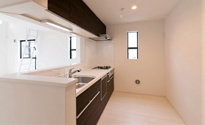 【その他】 | 板橋区東山町　新築戸建　 A号棟 8580万円 | 施工主施工例：キッチン