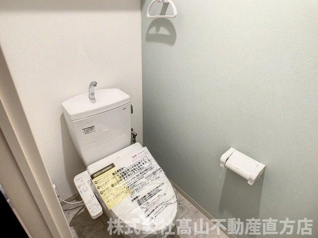 直方市大字下新入の賃貸マンションのトイレ