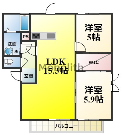 メゾン・モンハイム東の間取り