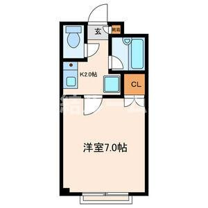 板橋区弥生町の賃貸マンションの間取り