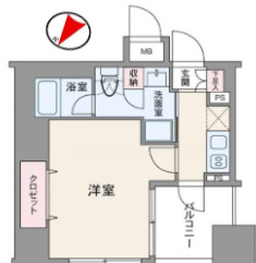 ZOOM新宿南Secondの間取り