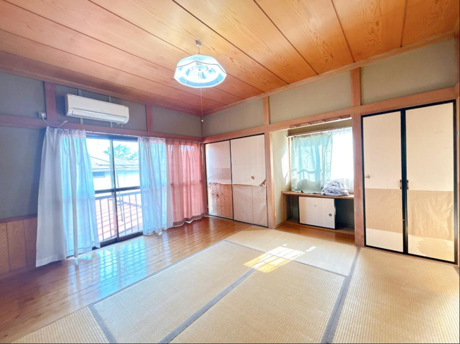 【和室】 | 常総市豊岡町丁　中古戸建 | すぐ横になれる和室は、みんなの憩いの場(*^-^*)