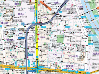 【地図】 | アスヴェル南森町