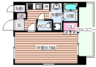 【間取り】 | クレアート新大阪セレニティ
