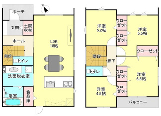 【間取り】 | ☆上平良字郡塚　新規分譲☆