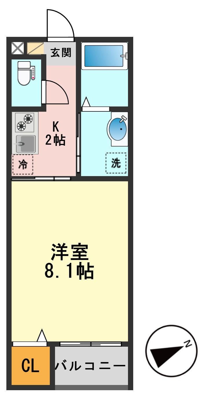 SOLASIA LUFURA KANAMACHIの間取り