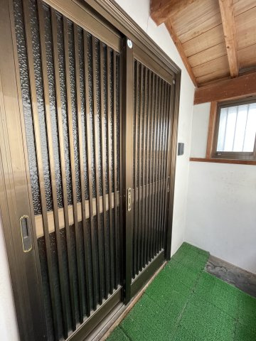 山﨑荘の玄関
