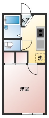 ラポール津田沼の間取り|使いやすい間取りですよ　反転タイプございます。