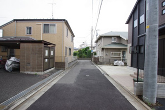 【前面道路含む現地写真】 | 【仲介手数料無料！！】立川市富士見町4丁目　建築条件付き売地（全2区画）No2区画　3890万円