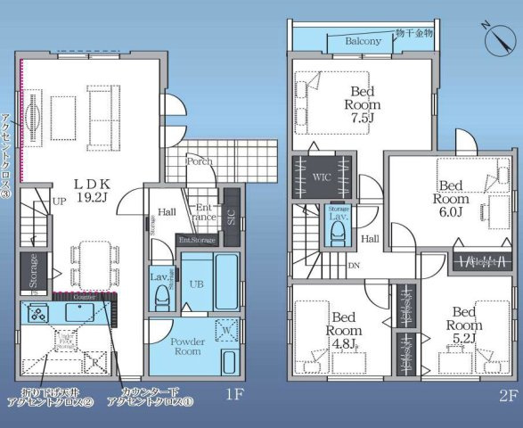 【間取り】 | 4LDKはリビングダイニングキッチンと4つの居室がある間取りで、大家族や二世帯住宅に最適。広々としたリビングで家族団らんを楽しみ、個室でプライベートな時間も確保でき、快適な生活を送ることができますよ。
