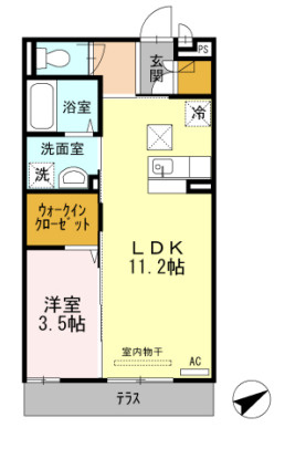 【間取り】 | スカイコート津久野