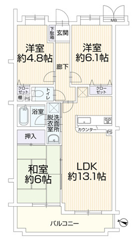 朝日パレス保谷の間取り