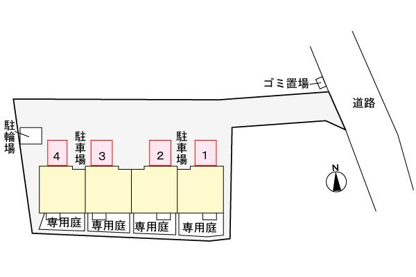 【駐車場】 | メゾンドタナカ