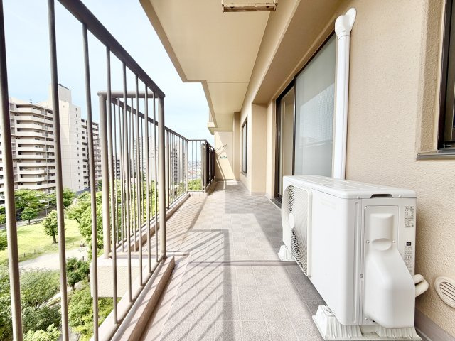 コープ野村新安城Ａ棟のバルコニー