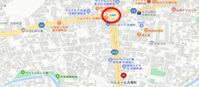 【地図】 | ベルエール方南町