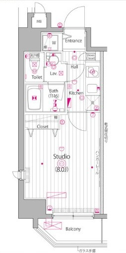 ガーラ・ヴィスタ水道橋の間取り|間取りです。