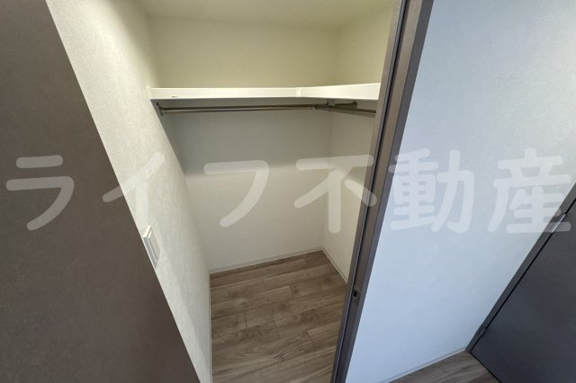 プレサンス長田レジェールの収納|大きなスペースがあり、収納には困りません