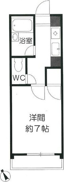 コーポKの間取り