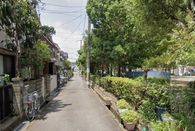 【前面道路含む現地写真】 | 尼崎市小中島３丁目　中古戸建