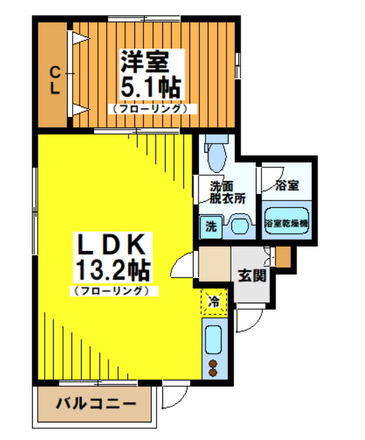 リキューザ永福の間取り