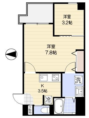 ムジーク北参道の間取り