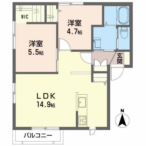 グランド ソレイユ Ｃの間取り