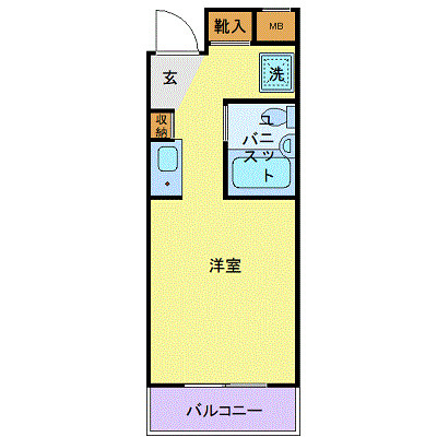 ラポール経堂の間取り