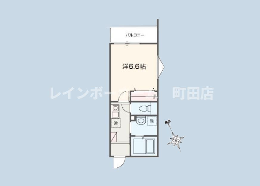 MELLAS相模原2※初期費用分割後払いサービス利用可能物件の間取り