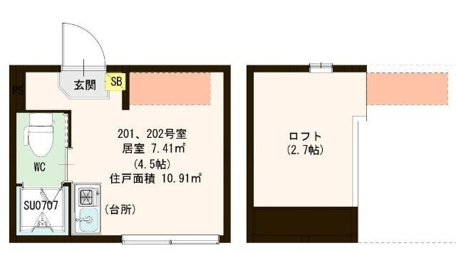 Ｌａｔｔｅ池袋本町の間取り