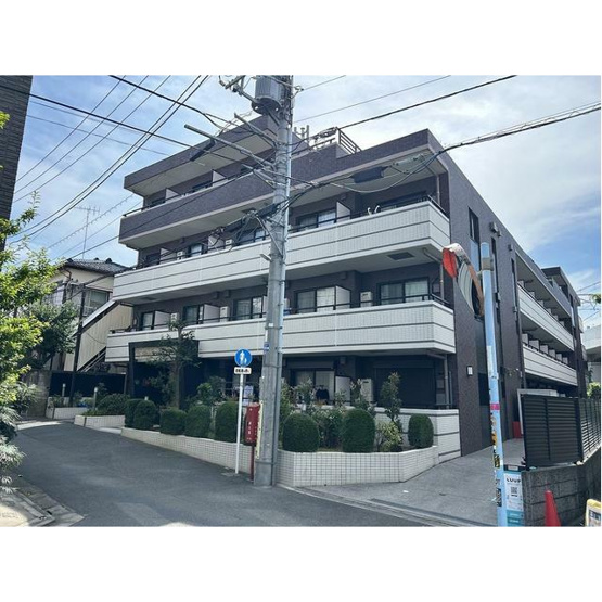 【外観】 | ドゥーエ阿佐ヶ谷 | 鉄筋コンクリート造のがっちりとした建物。
