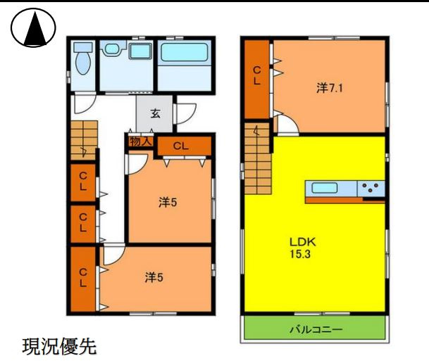 MAHALO邸の間取り