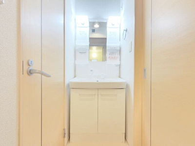 【洗面所】 | サンロジュマンＡ | 使いやすい洗面所です