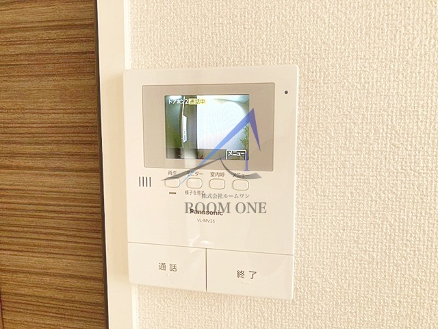 シャーメゾンPino高松のセキュリティ|モニター付きインターホンです。