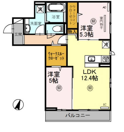 【間取り】 | ヴィア・ラッテア