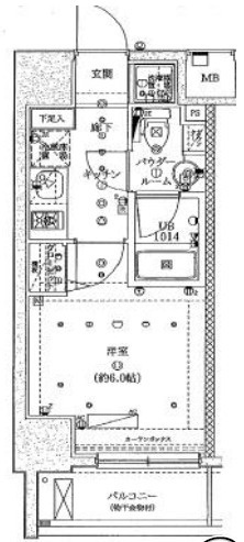 スパシエロッサ池袋の間取り|間取りです。