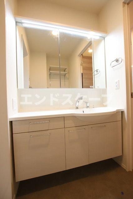 サンヒルズＳの洗面所|高崎、前橋のお部屋探しはエンドスケープまで！お客様の理想お聞かせ下さい♪