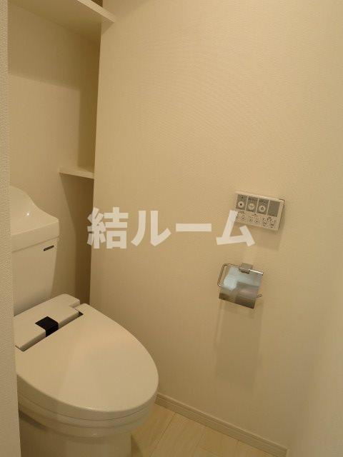 板橋区南常盤台１丁目の賃貸マンションのトイレ